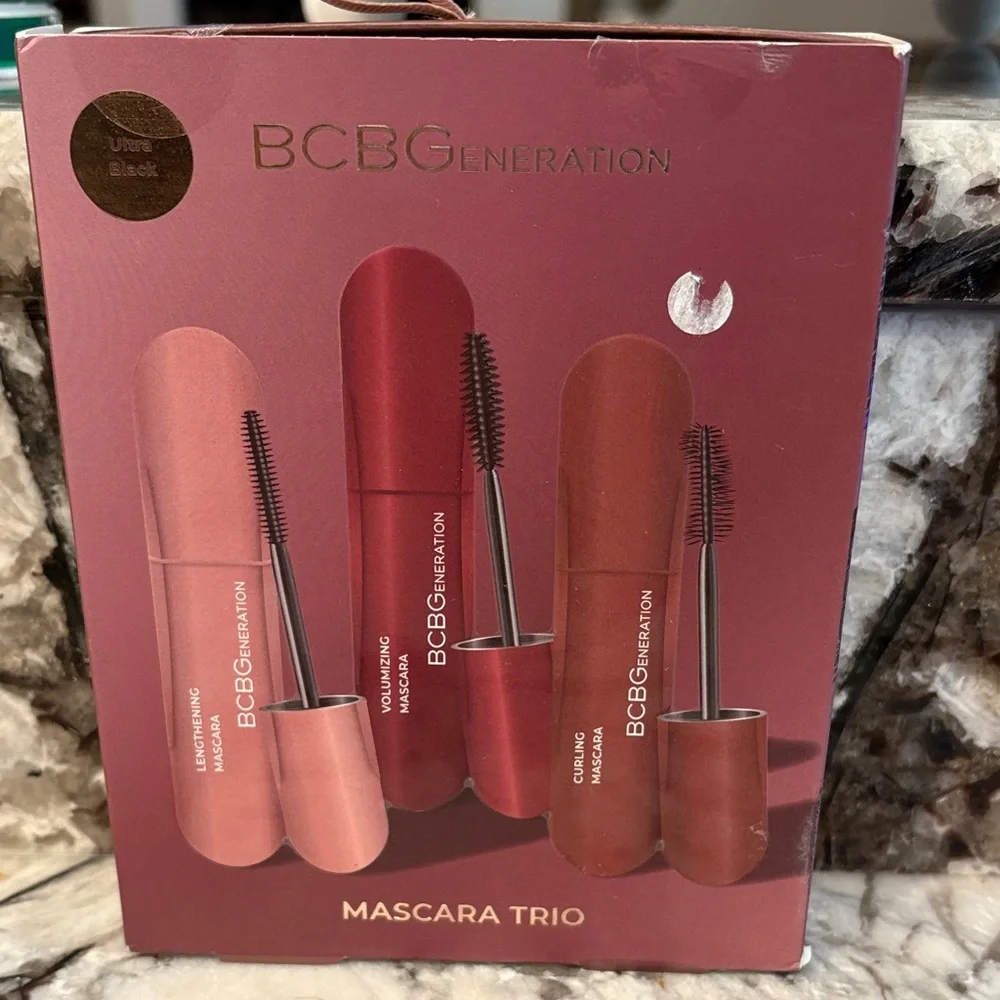 BCBGeneration Mascara Trio - Bold Red, Soft Pink, Rich Brown